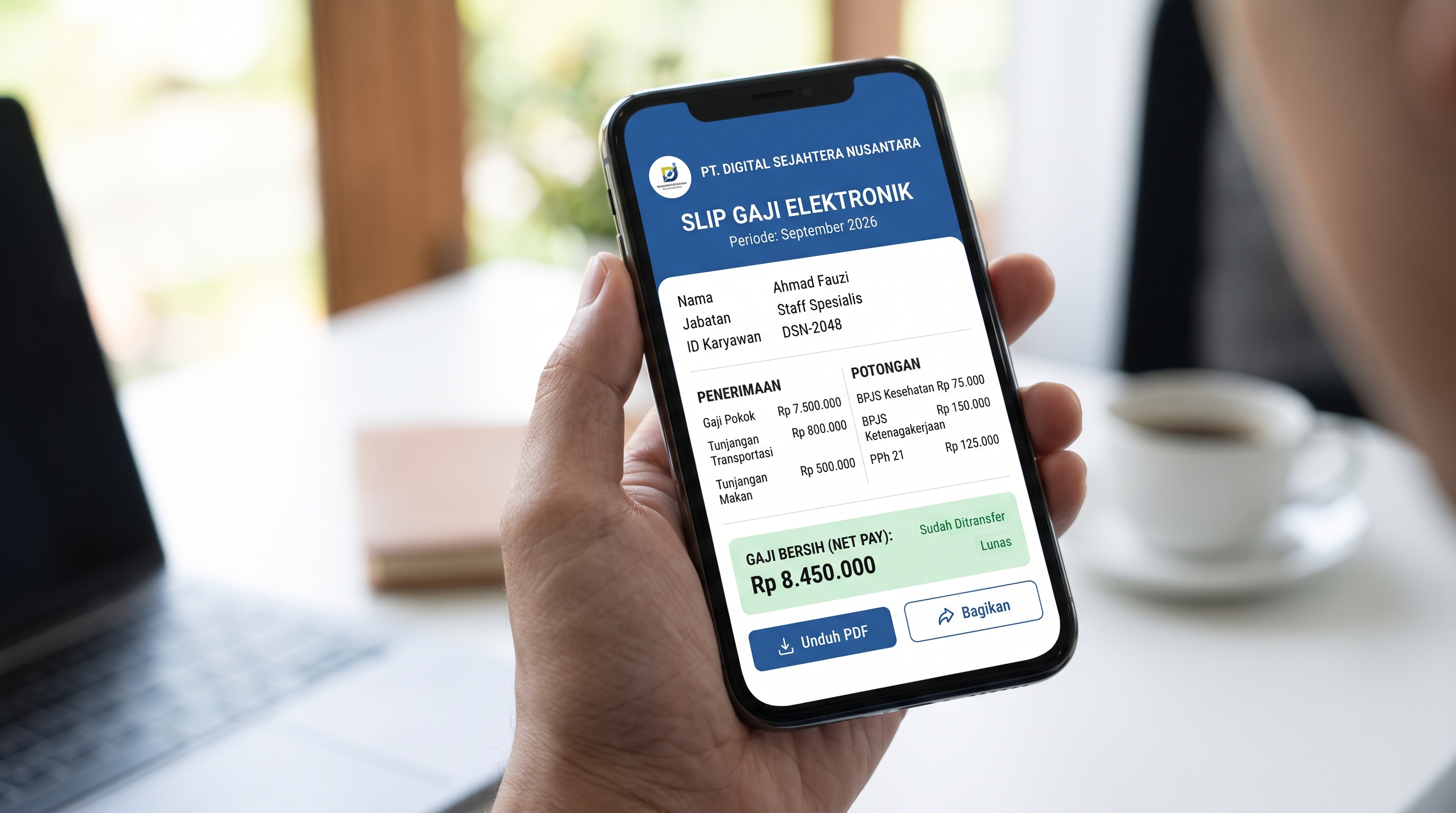 Cara Modern Mengelola Payroll & Slip Gaji Karyawan Lapangan: Otomatisasi Kasbon dan Kirim Slip via WhatsApp